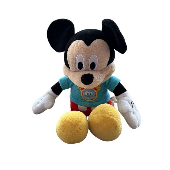 Disney Mickey Mouse Stuffed Animal - Black, Yellow, Blue - Picture 1 of 4